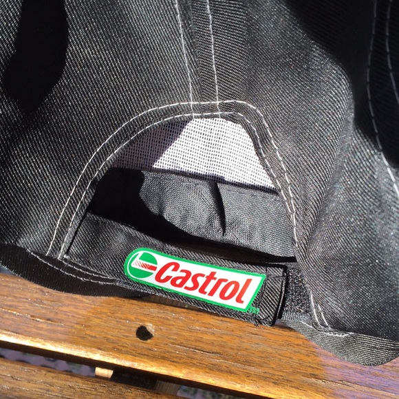 Castrol FLW TM outdoors lightweight fishing hat 5 panel baseball style black - Picture 16 of 16